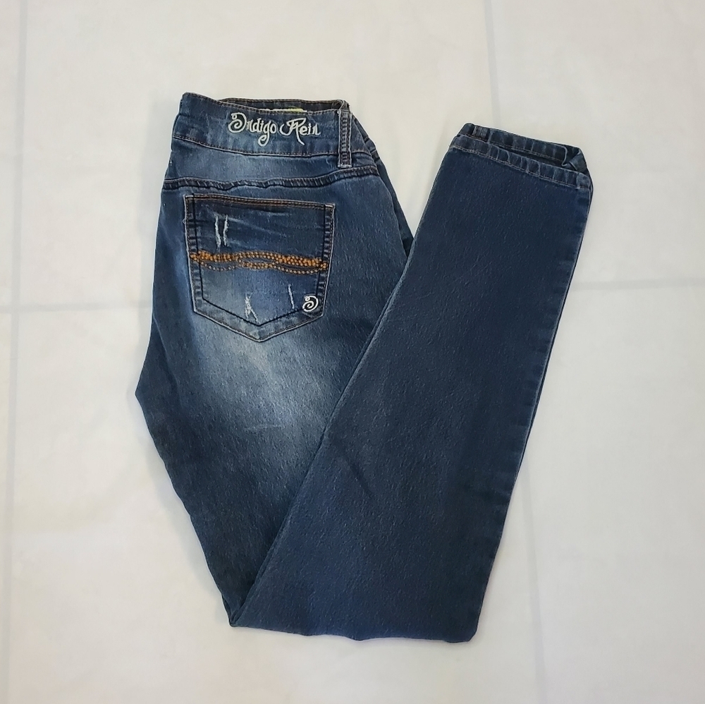 Indigo Rein Low Rise Skinny Jeans